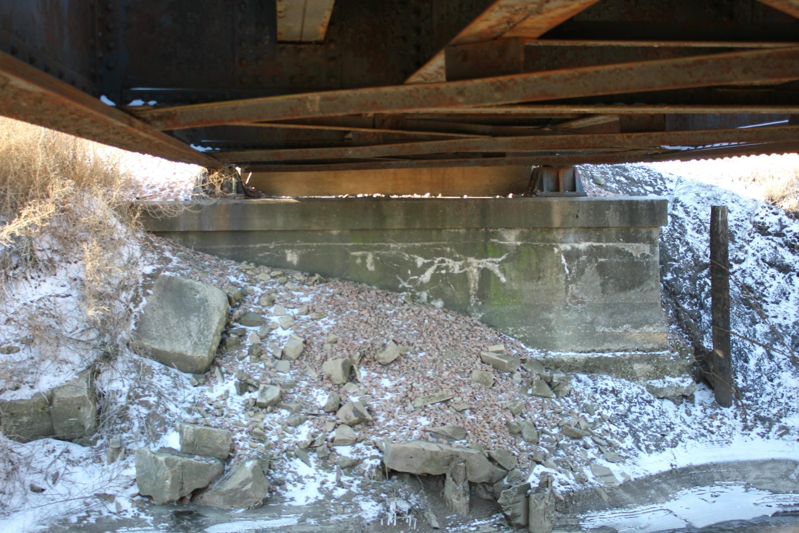 West abutment
